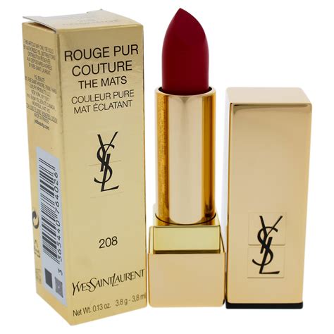 yves saint laurent rouge pur couture the mats 208|ysl pur couture color.